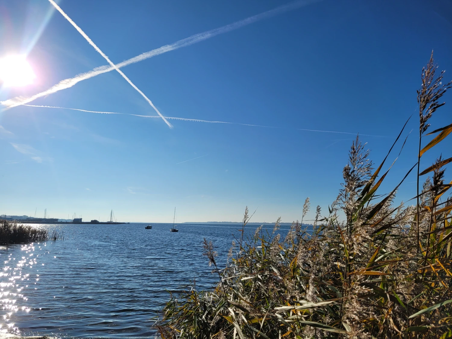 Sonneninsel & Ankerplatz Wiek Strandblick